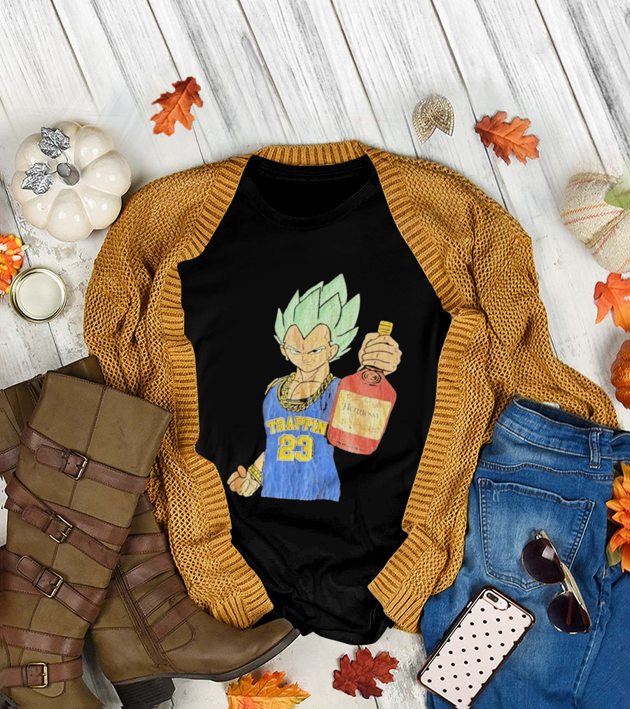 Vegeta Trappin 23 Hennessy Dragon Ball Z T-Shirt