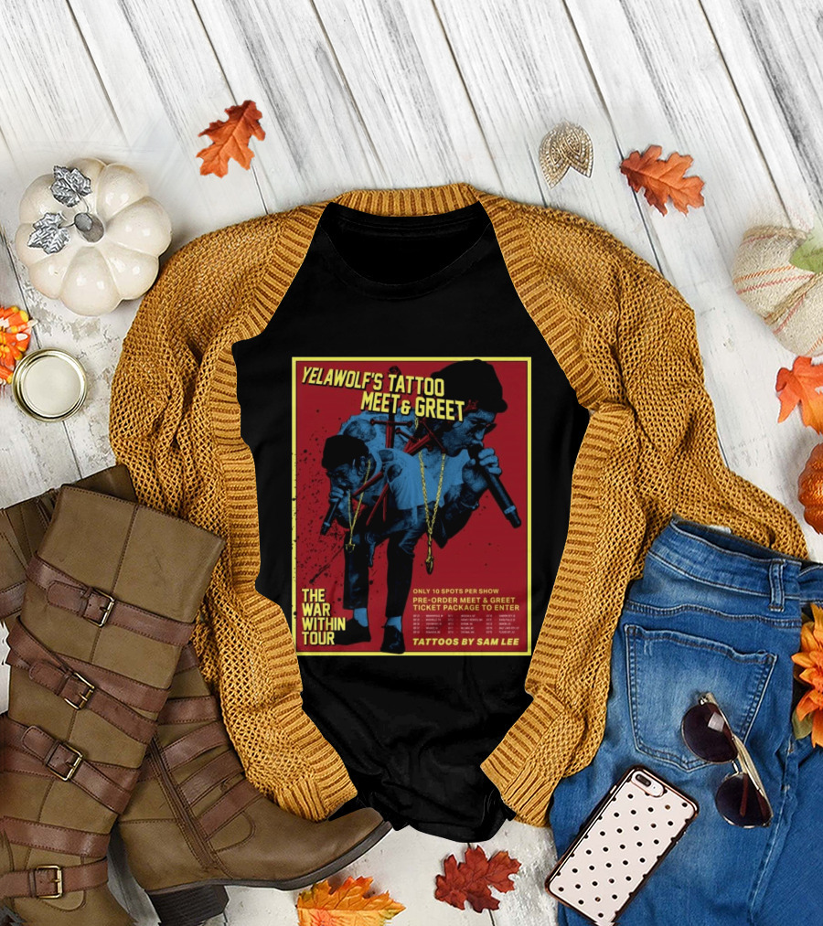 Yelawolf's Tattoo Meet & Greet The War Within Tour Tattoos By Sam Lee T-Shirt