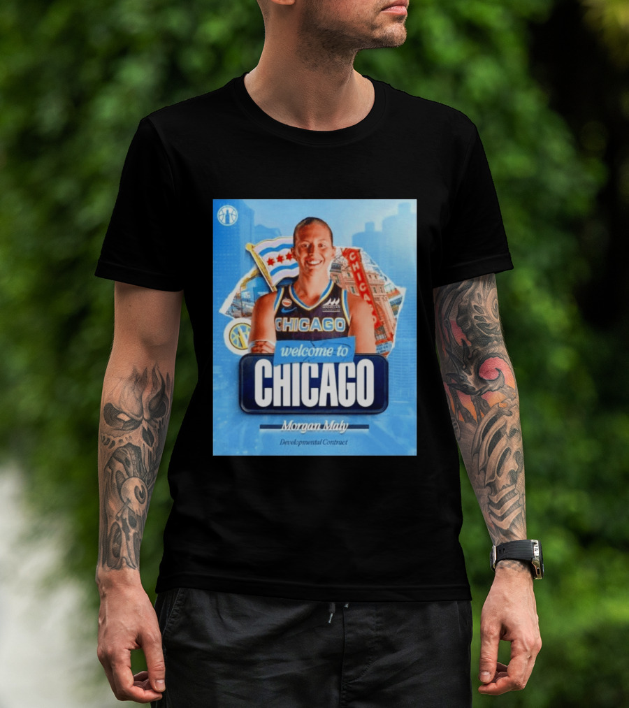 Welcome To Chicago Morgan Maly Developmental Contract Basketball Jersey T-Shirt