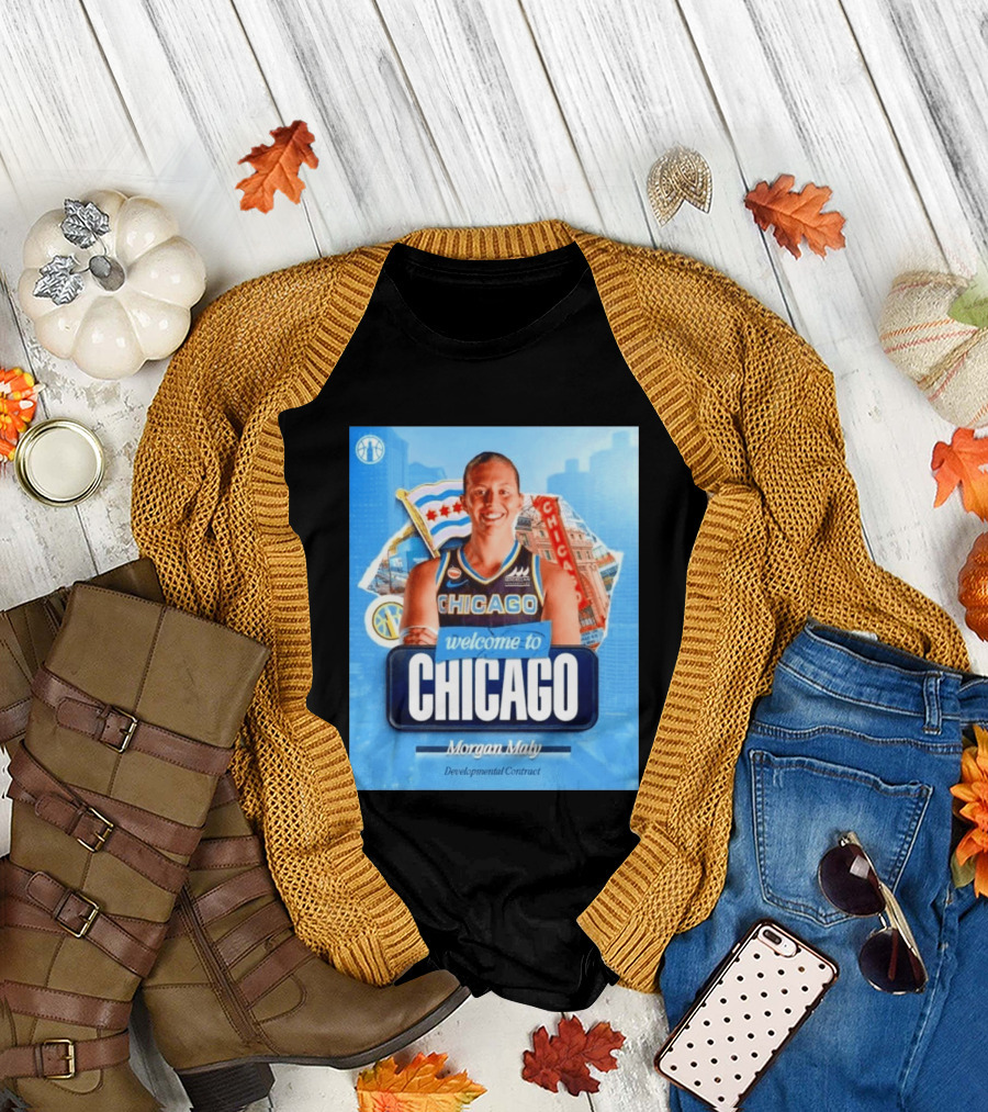 Welcome To Chicago Morgan Maly Developmental Contract Basketball Jersey T-Shirt