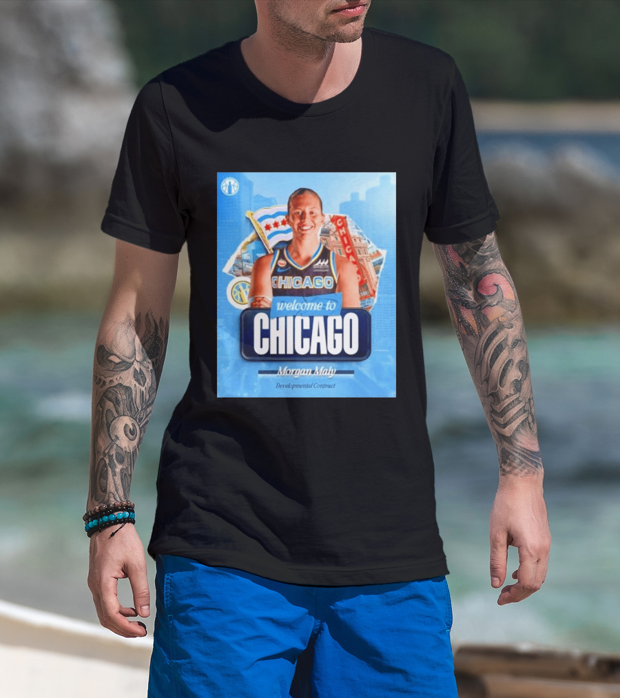 Welcome To Chicago Morgan Maly Developmental Contract Basketball Jersey T-Shirt