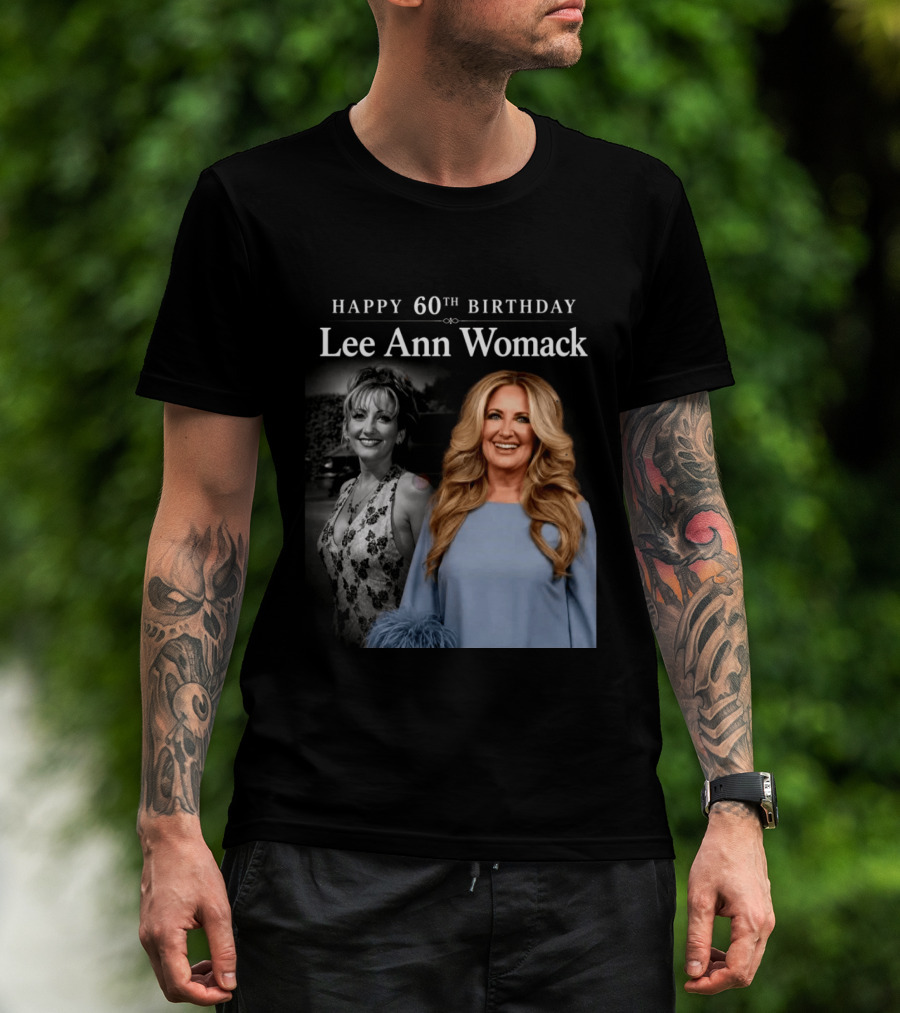 Happy 60th Birthday Lee Ann Womack Celebration T-Shirt