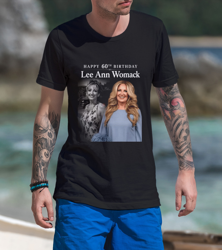 Happy 60th Birthday Lee Ann Womack Celebration T-Shirt