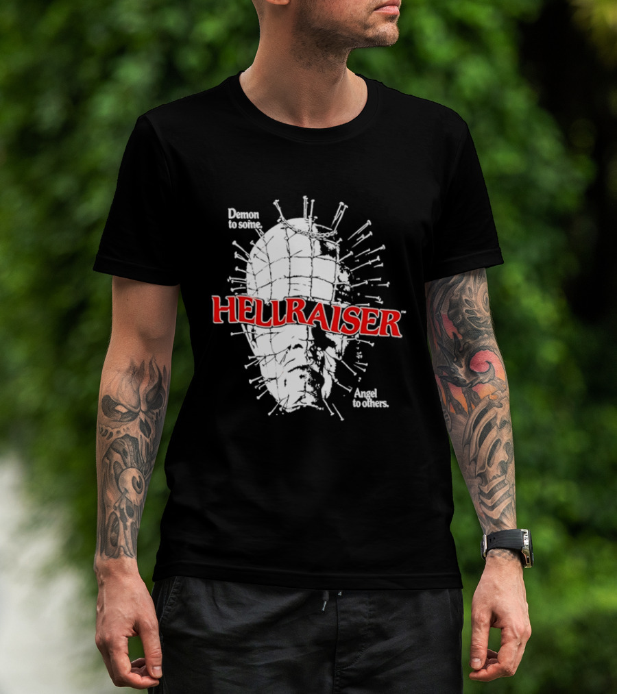 Hellraiser Pinhead Demon To Some Angel To Others T-Shirt