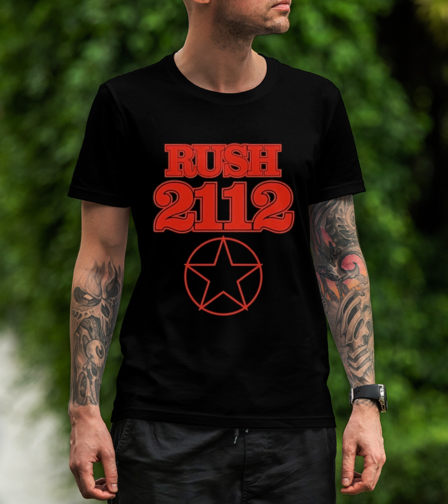 Rush 2112 Starman Iconic Progressive Rock T-Shirt