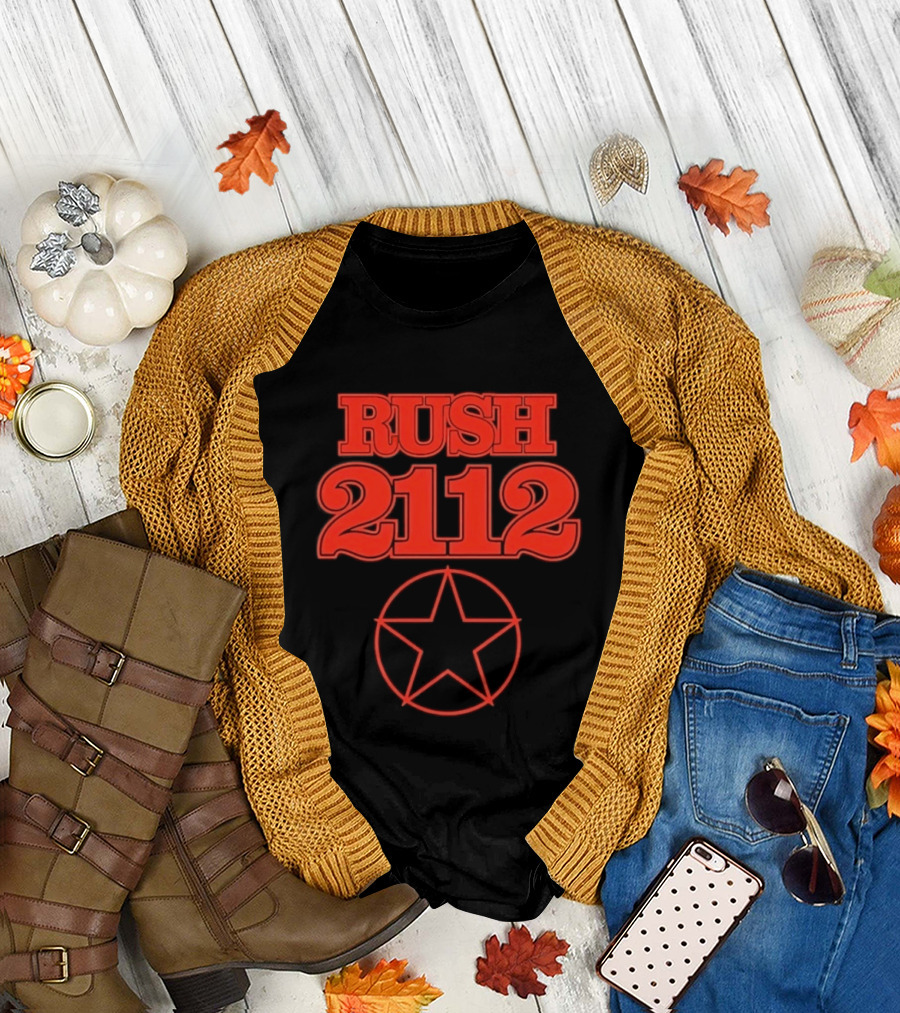 Rush 2112 Starman Iconic Progressive Rock T-Shirt