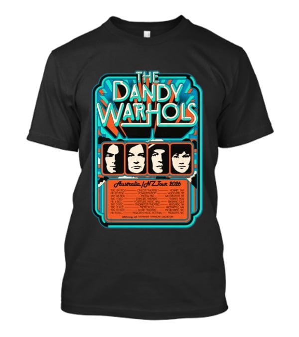 The Dandy Warhols Australia NZ Tour 2026 Concert Dates And Venues T-Shirt