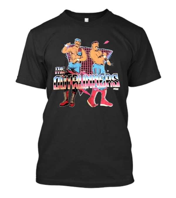 The Outrunners AEW Wrestling Tag Team Retro Fashion T-Shirt