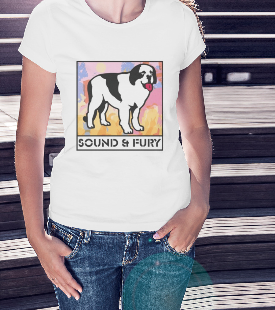 Sound And Fury Store Sound And Fury 2026 Big Dog White St Bernard T-Shirt