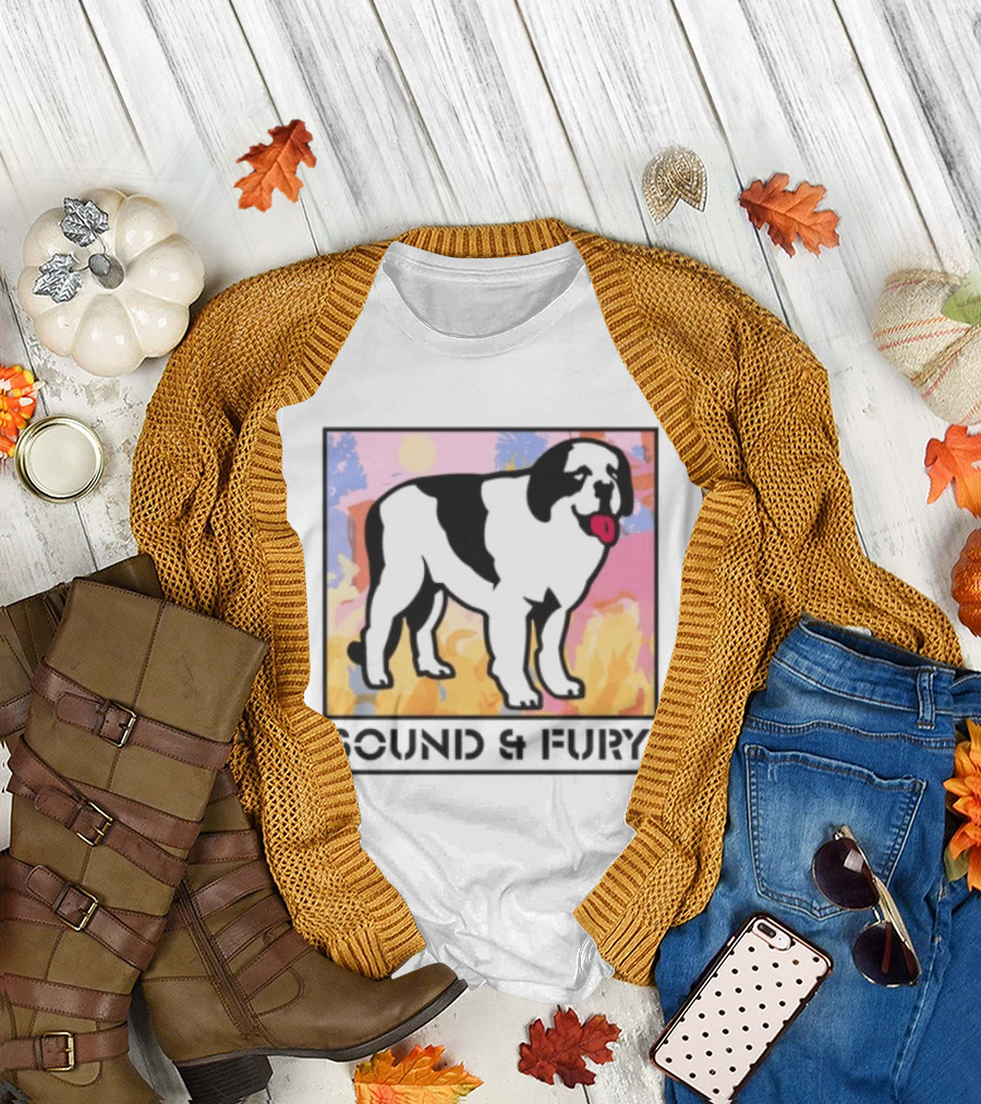 Sound And Fury Store Sound And Fury 2026 Big Dog White St Bernard T-Shirt