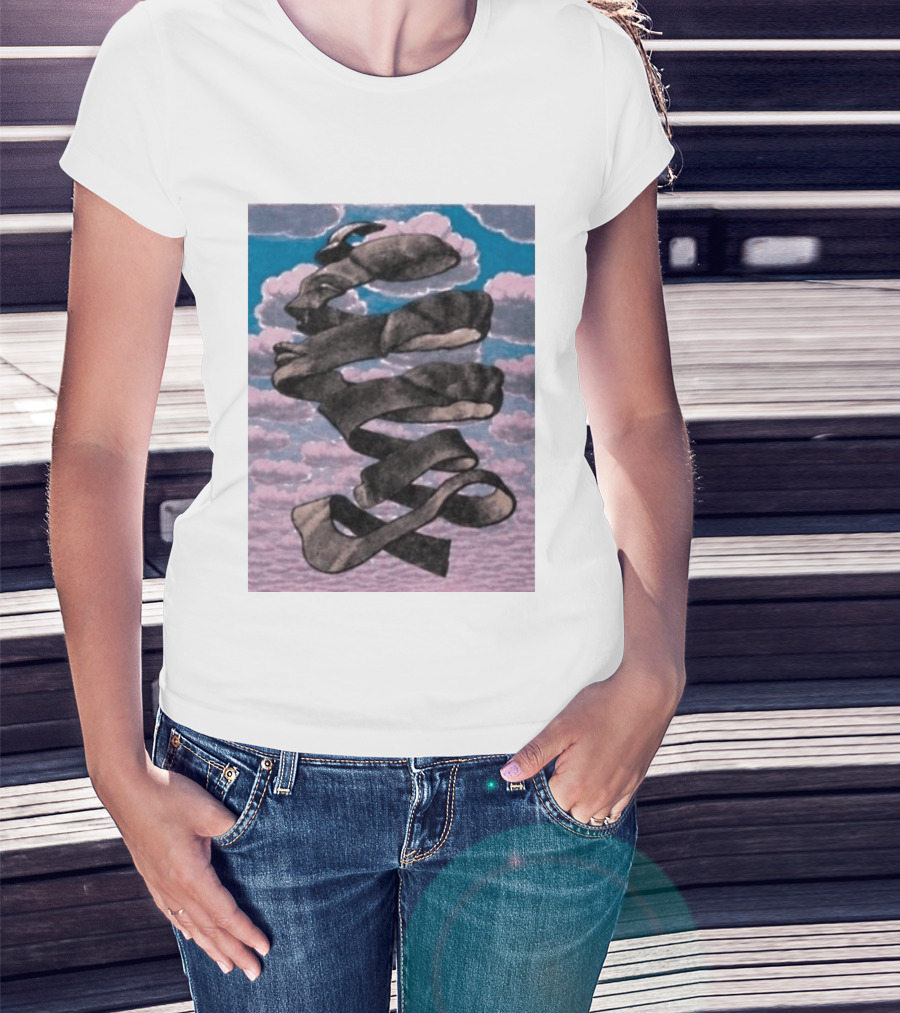 Tom Holland MC Escher Infinite Mobius Strip Optical Illusion T-Shirt