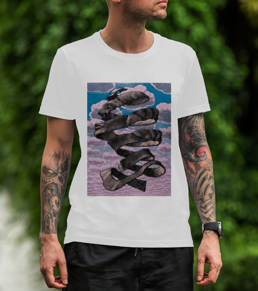 Tom Holland MC Escher Infinite Mobius Strip Optical Illusion T-Shirt