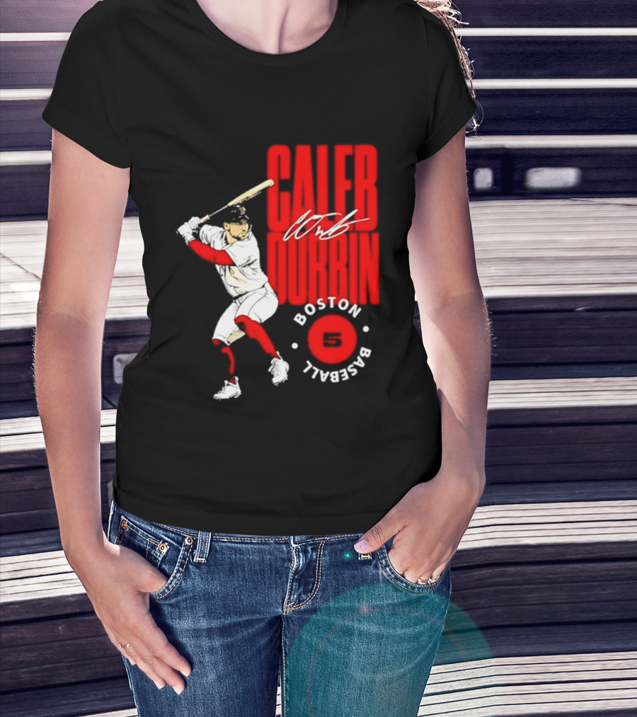 Caleb Durbin Boston Red Sox Baseball 5 T-Shirt