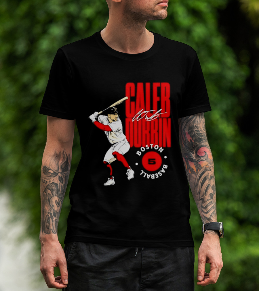 Caleb Durbin Boston Red Sox Baseball 5 T-Shirt