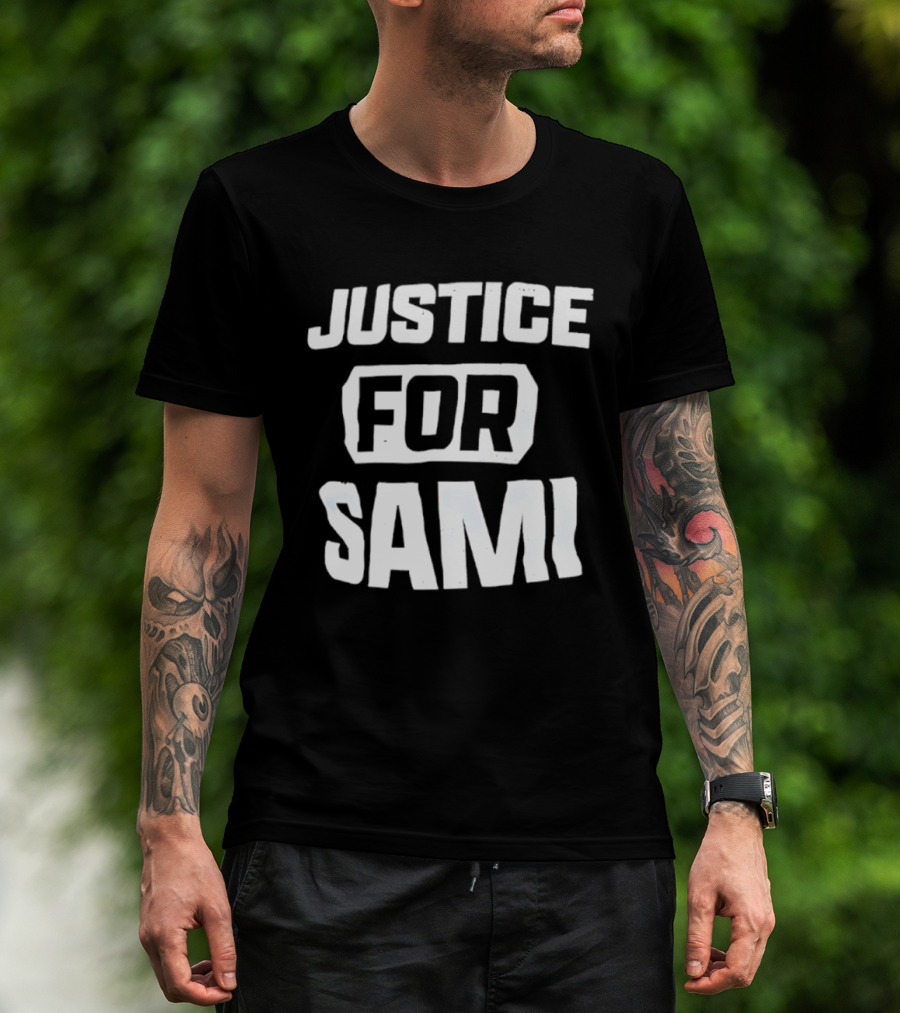 Justice For Sami Advocacy Support Awareness Movement T-Shirt