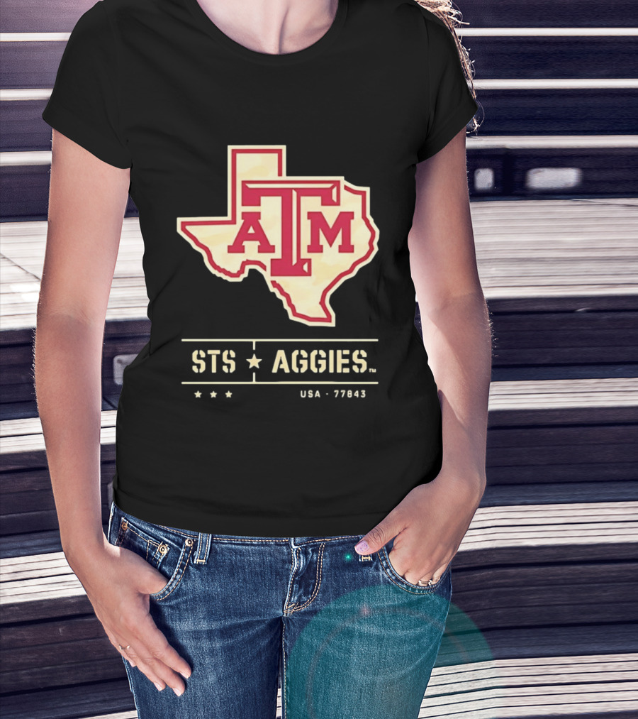 Texas A&M ATM STS Aggies USA 77843 T-Shirt
