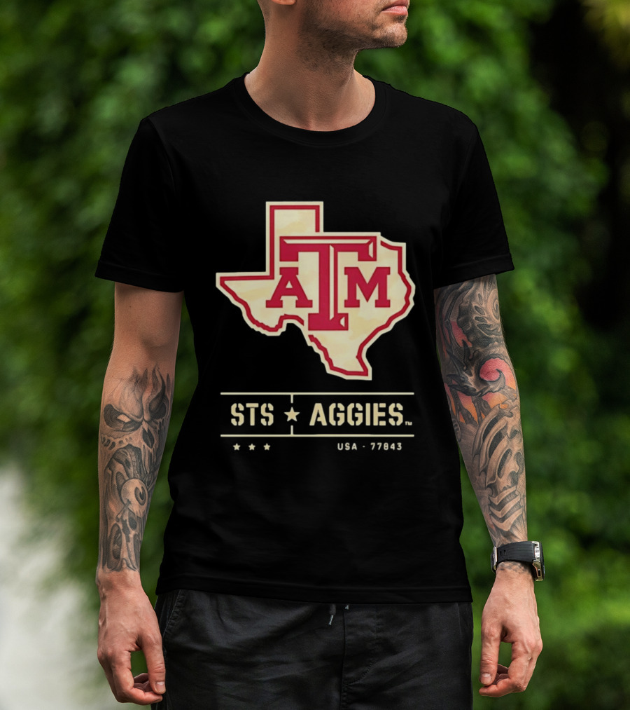 Texas A&M ATM STS Aggies USA 77843 T-Shirt