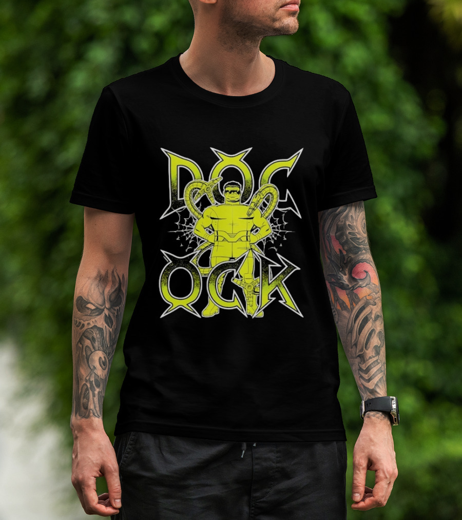 Doc Ock Marvel Doctor Octopus Iconic Character With Tentacles And Webs T-Shirt