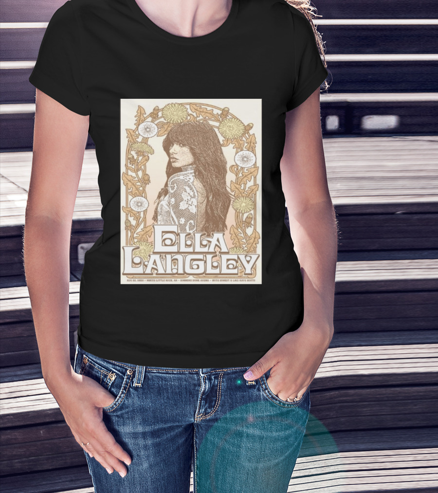 Ella Langley North Little Rock AR 2026 Simmons Bank Arena August 22 Event With Special Guest Laci Kaye Booth T-Shirt