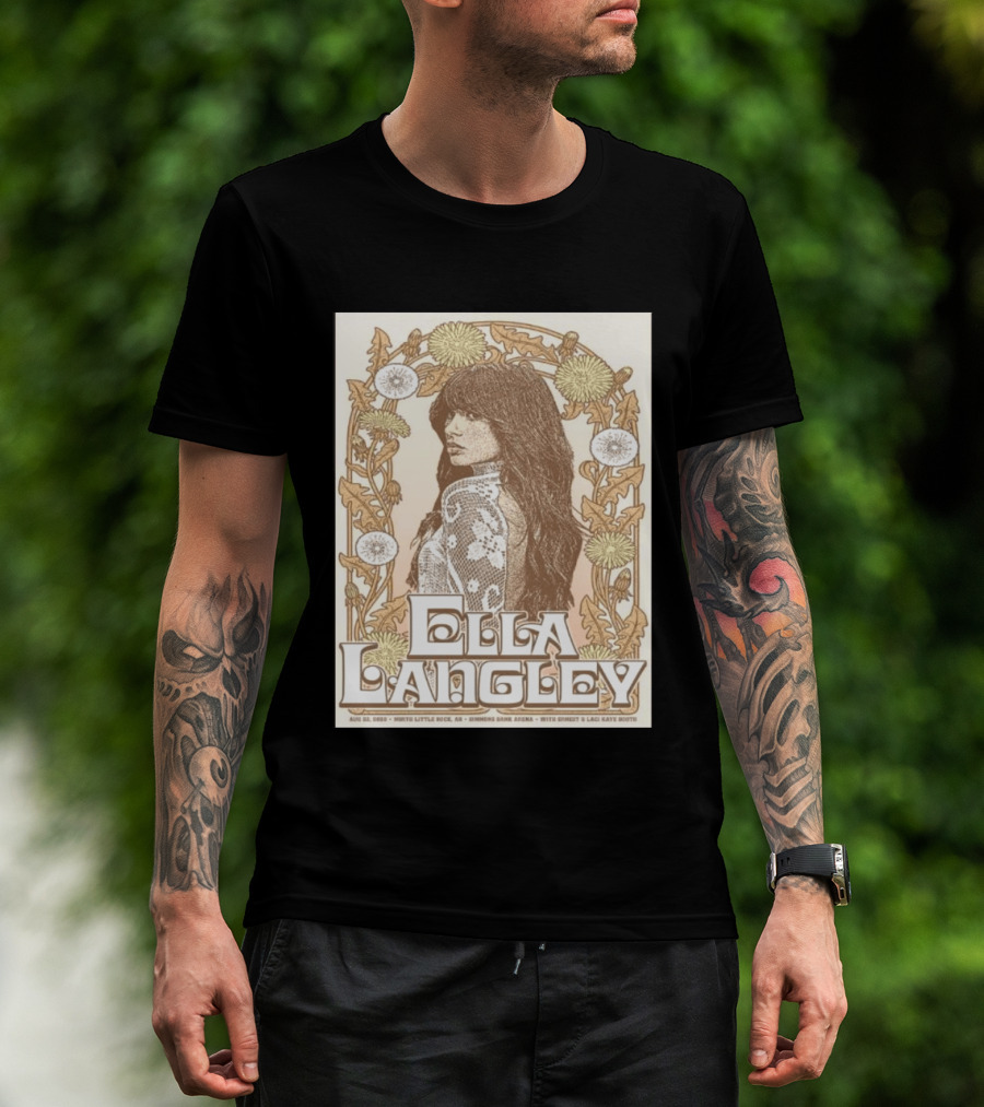 Ella Langley North Little Rock AR 2026 Simmons Bank Arena August 22 Event With Special Guest Laci Kaye Booth T-Shirt