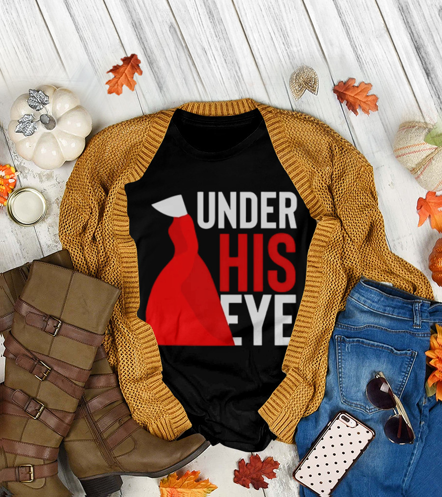 Under His Eye Red Cloak And White Bonnet T-Shirt