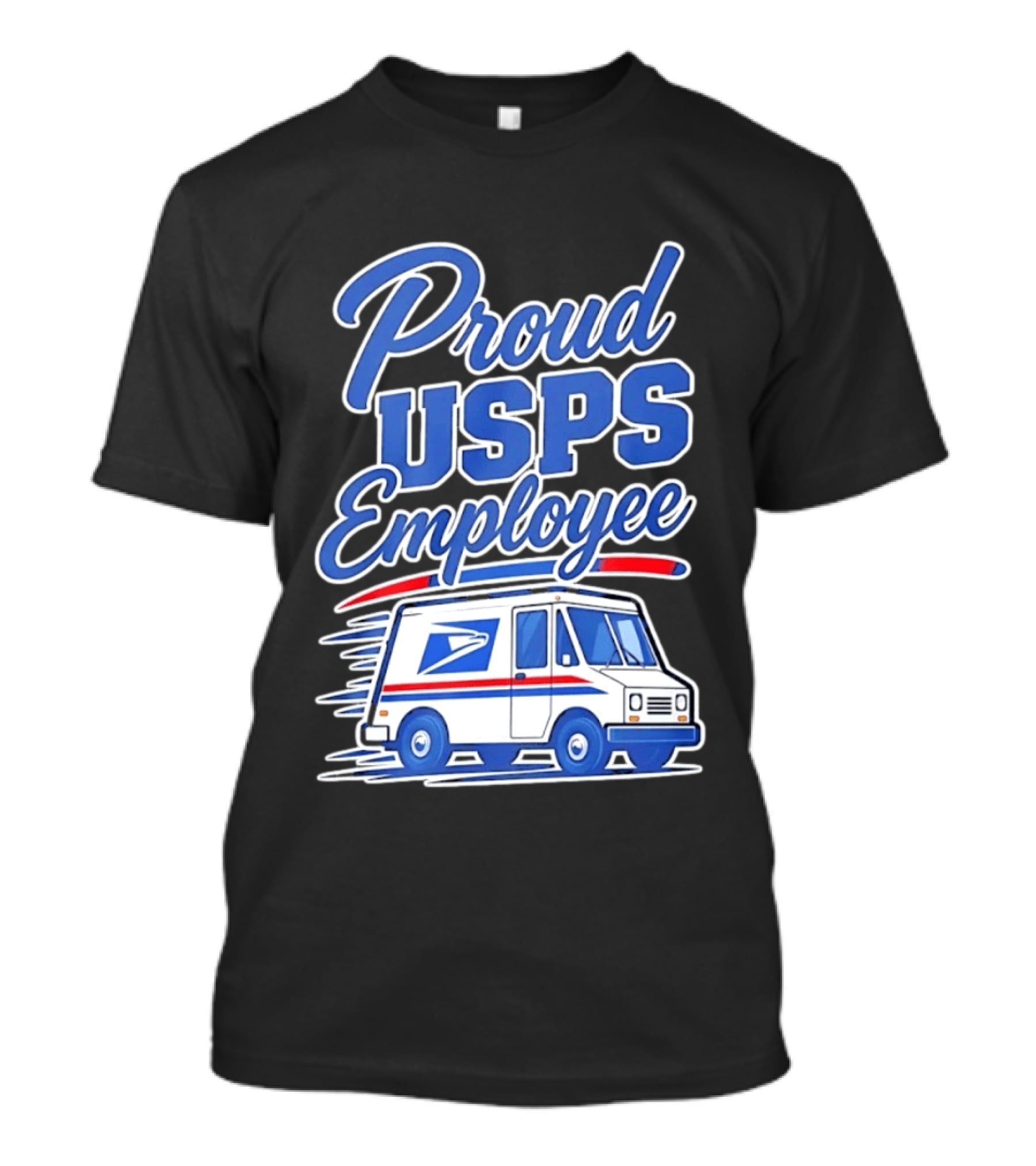 Proud USPS Employee With Postal Truck T-Shirt