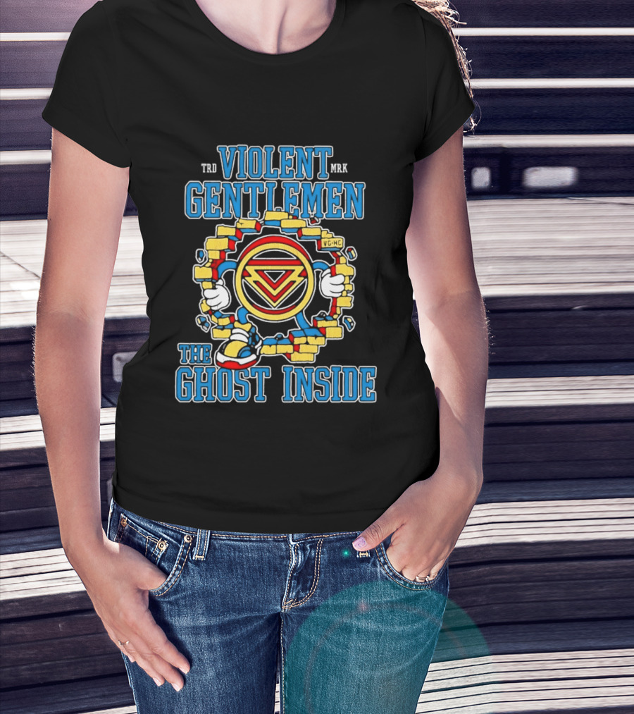 Violent Gentlemen The Ghost Inside Sonic Breaking Brick Wall T-Shirt