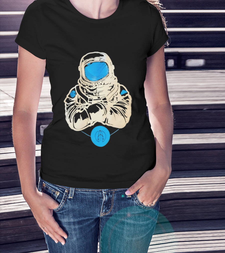 WordPress Astronaut Space Explorer Developer Iconic Space Suit Drawing T-Shirt