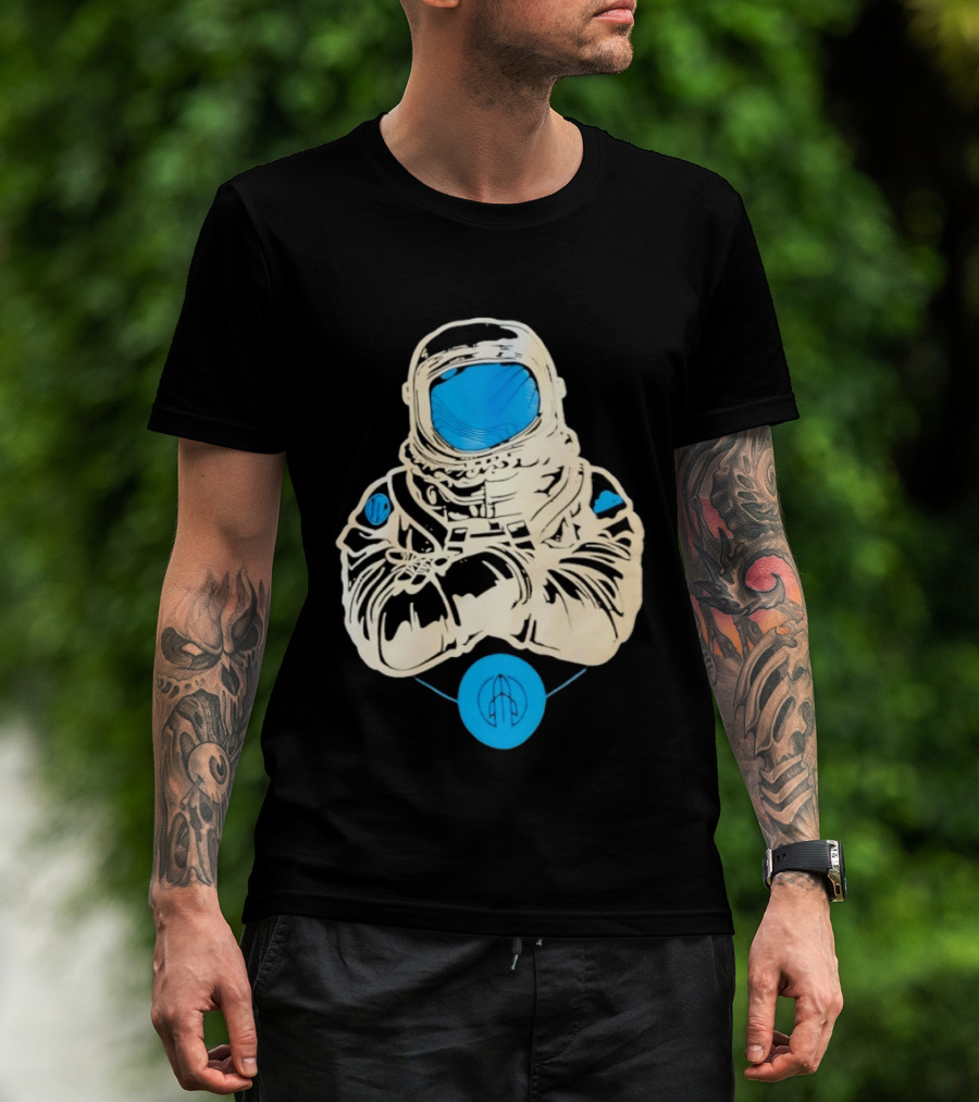 WordPress Astronaut Space Explorer Developer Iconic Space Suit Drawing T-Shirt