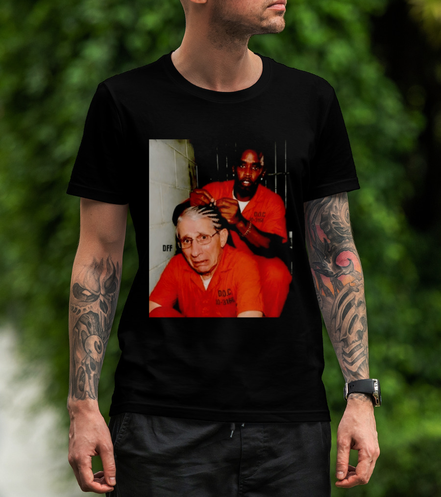 Sean Diddy Combs Braiding Anthony Fauci Hair D.O.C Meme T-Shirt
