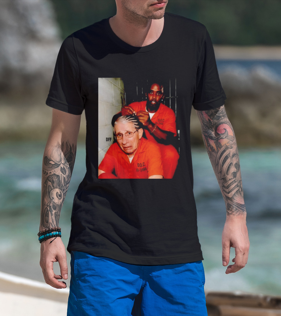 Sean Diddy Combs Braiding Anthony Fauci Hair D.O.C Meme T-Shirt