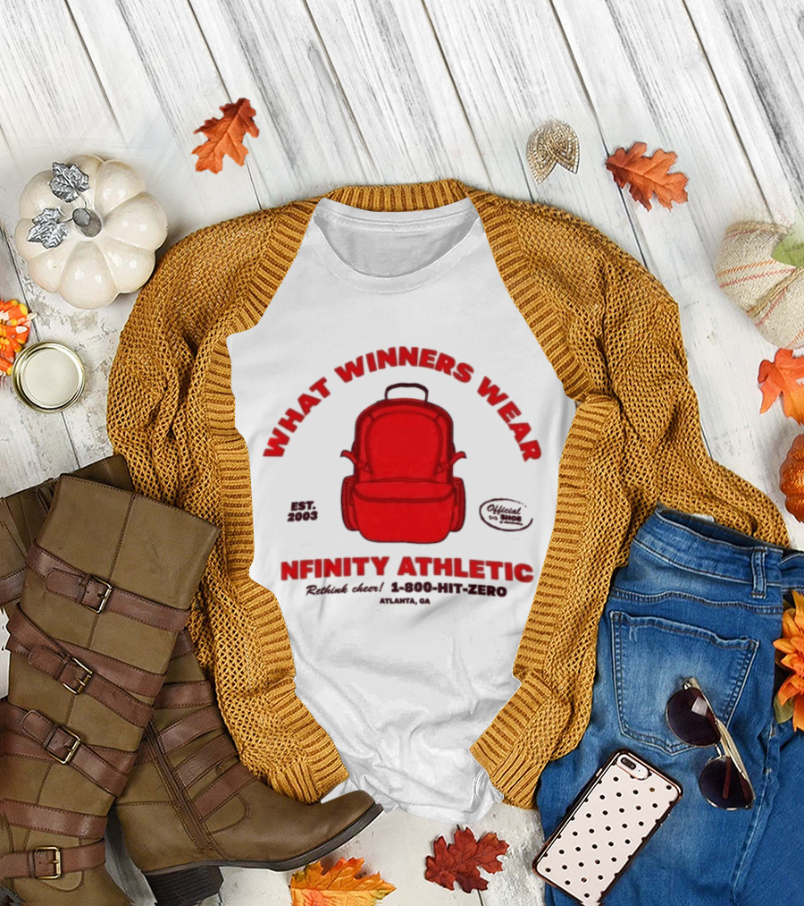 Nfinity Athletic What Winners Wear Backpack Established 2005 Red Rethink Atlanta T-Shirt