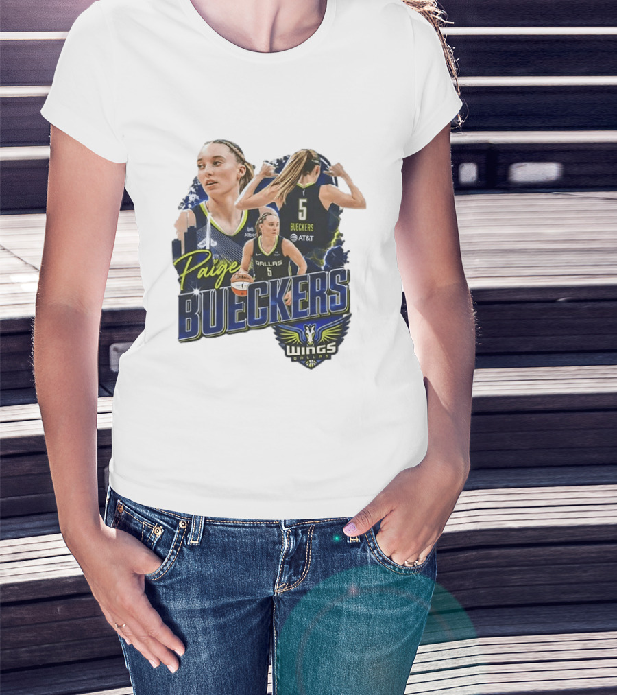 Paige Bueckers Dallas Wings 5 WNBA Basketball Wings Orders T-Shirt