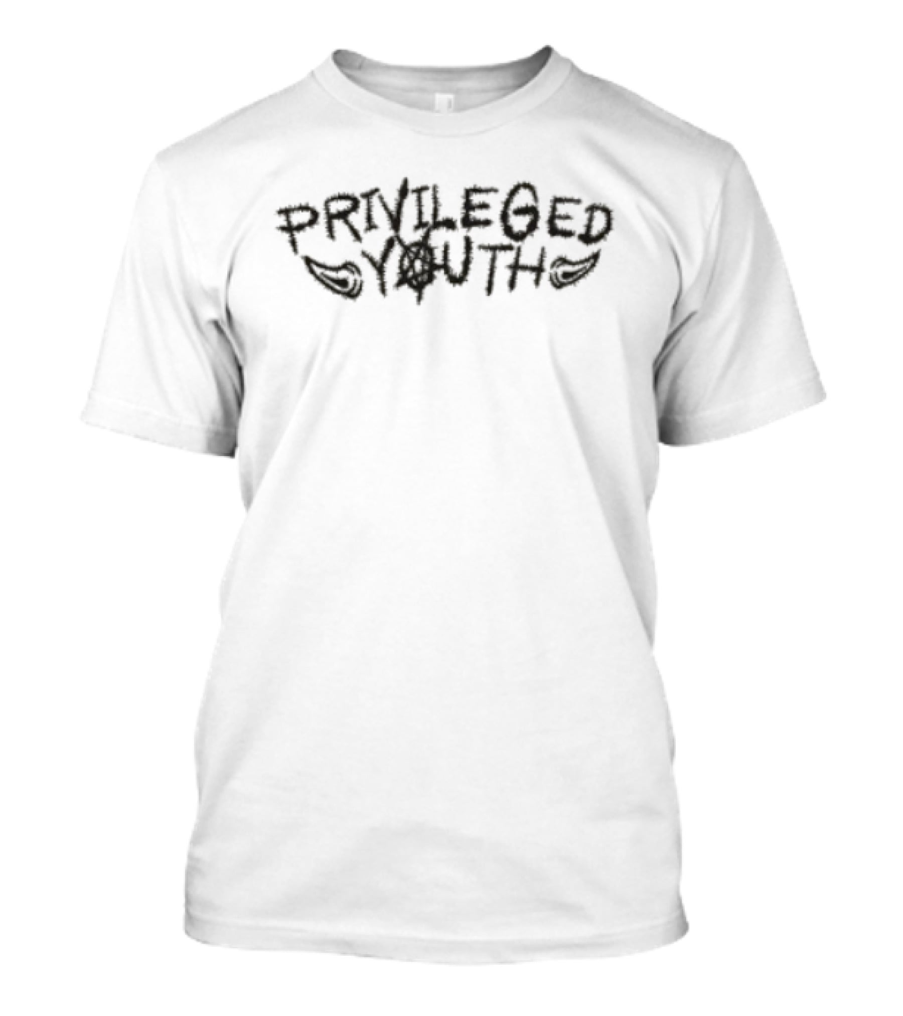 Privileged Youth Store Demon Oversized Cream Privileged Youth T-Shirt