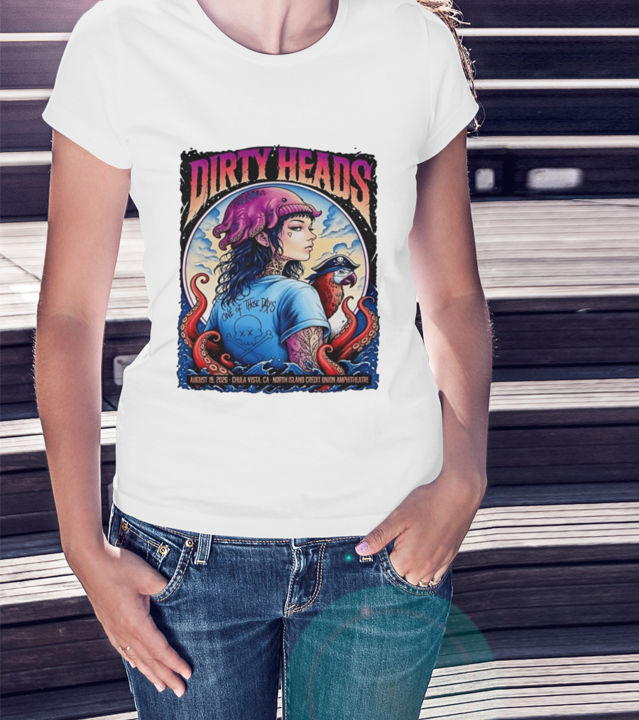 Dirty Heads One Of Those Days Tour 2026 Chula Vista Concert T-Shirt