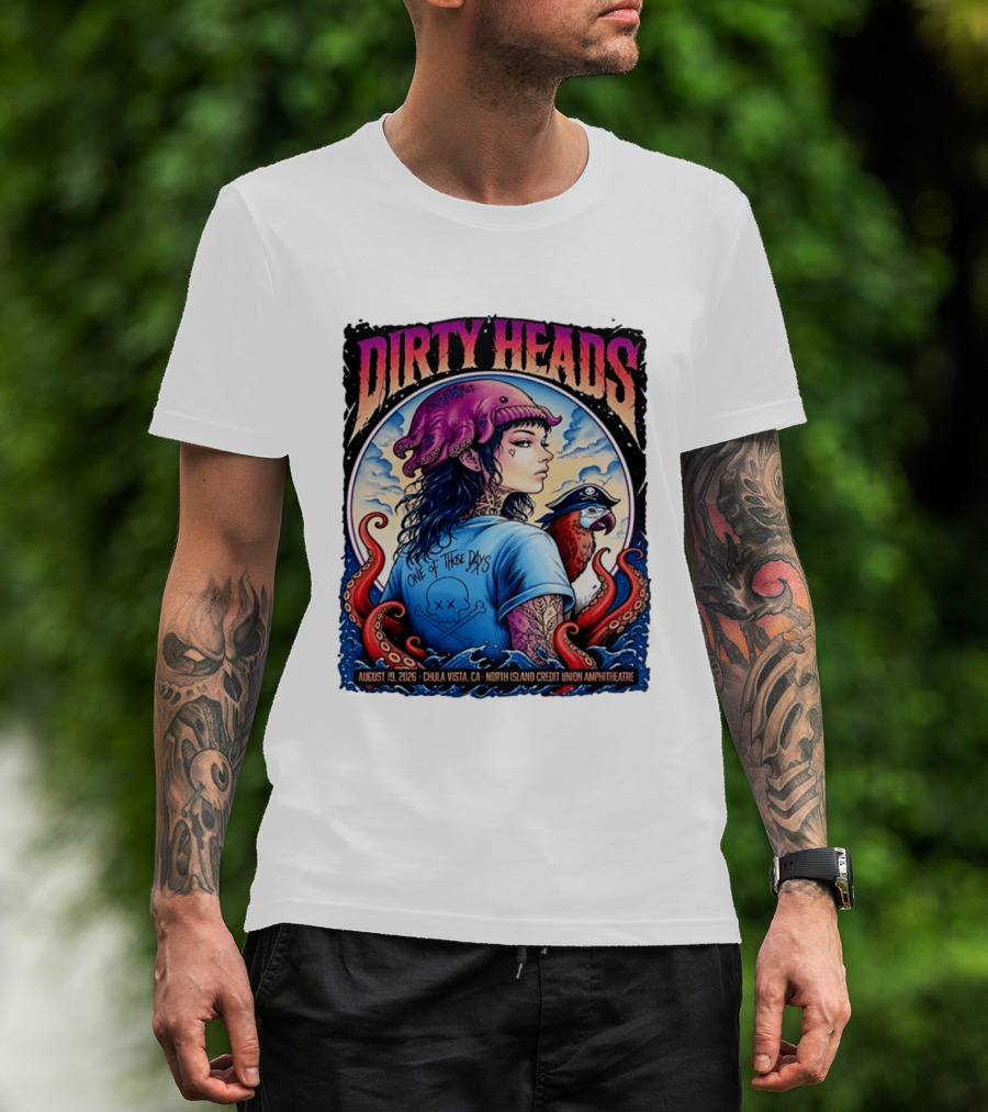 Dirty Heads One Of Those Days Tour 2026 Chula Vista Concert T-Shirt