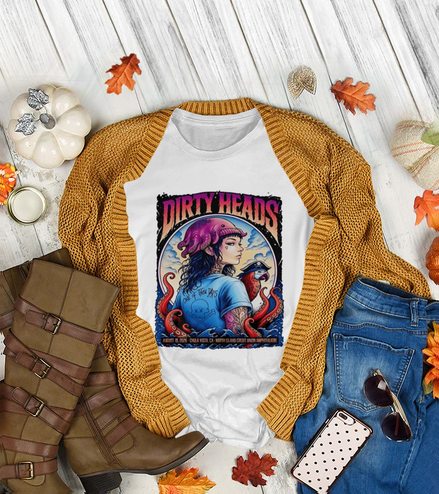 Dirty Heads One Of Those Days Tour 2026 Chula Vista Concert T-Shirt