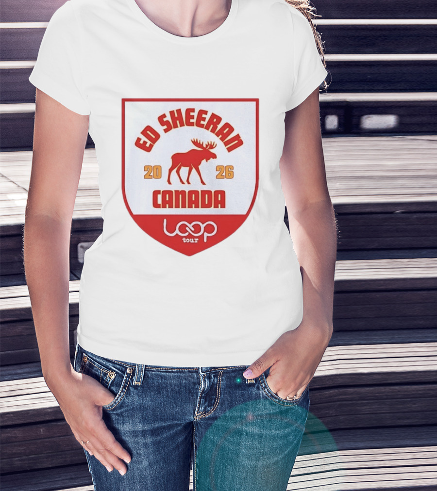 Ed Sheeran 2026 Canada Loop Tour Concert T-Shirt