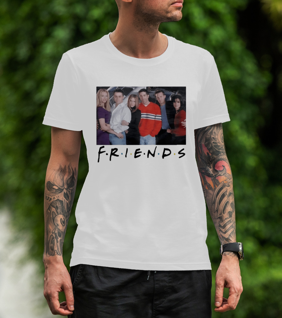 Friends Cast Group 90s Sitcom Rachel Green T-Shirt