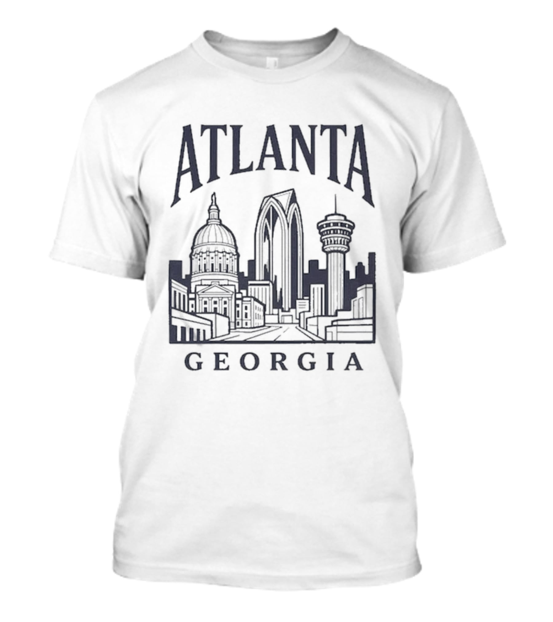Atlanta Georgia Cityscape Souvenir T-Shirt