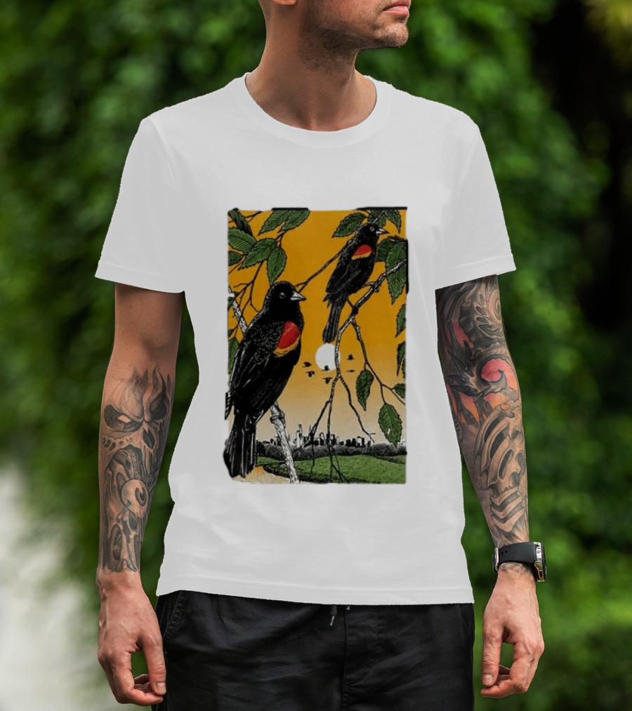 Gregory Alan Isakov Philadelphia August 21 2026 Red Winged Blackbirds City Skyline T-Shirt