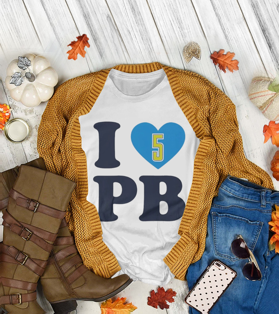I Love Heart 5 PB Sports T-Shirt