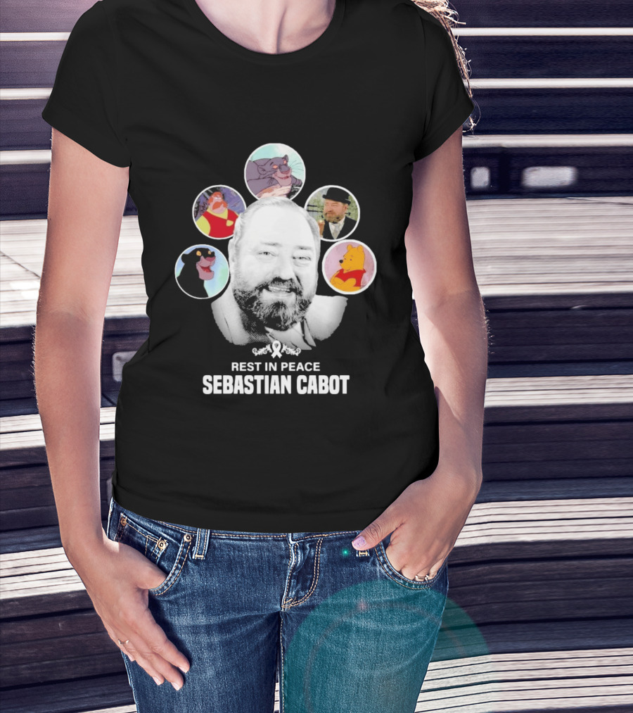 Rest In Peace Sebastian Cabot Disney Characters T-Shirt