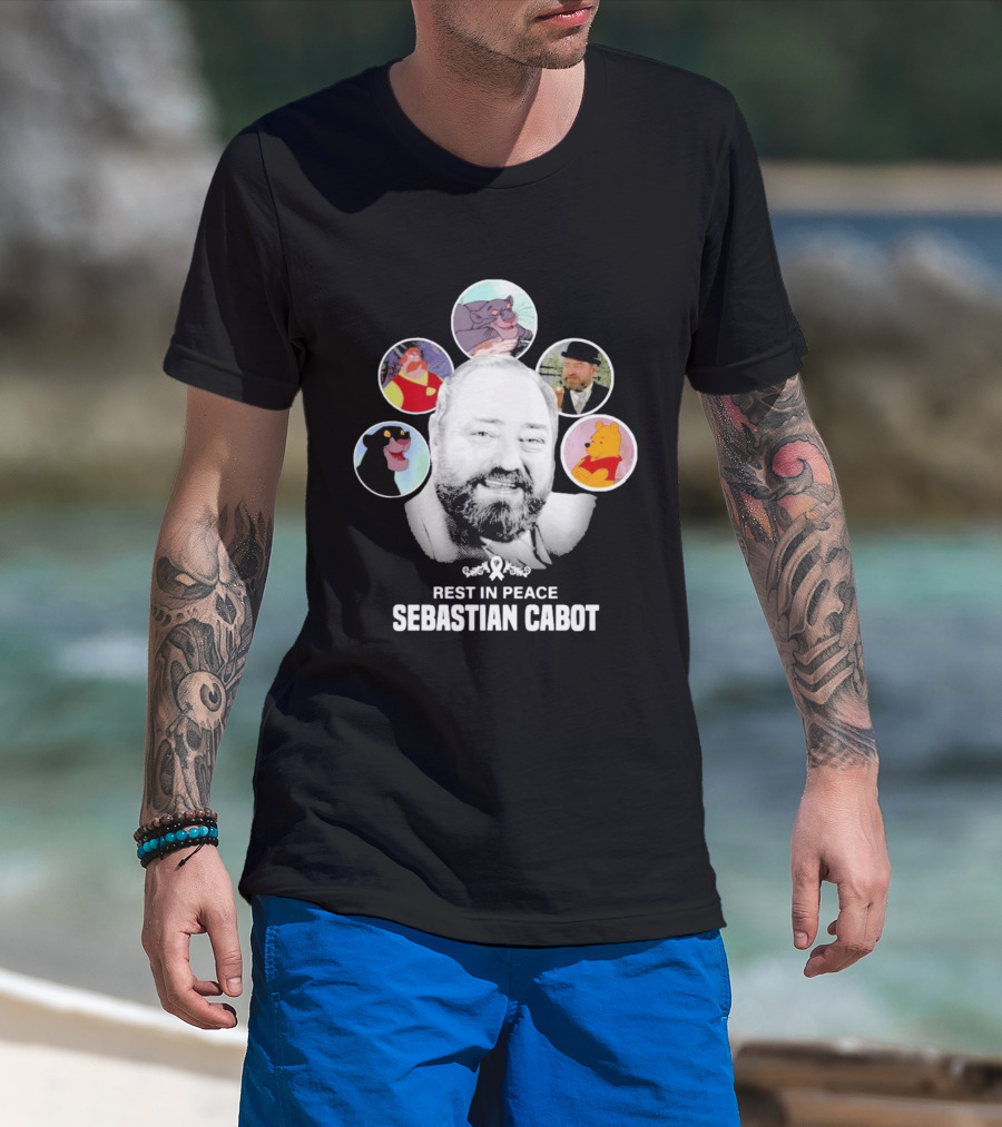 Rest In Peace Sebastian Cabot Disney Characters T-Shirt