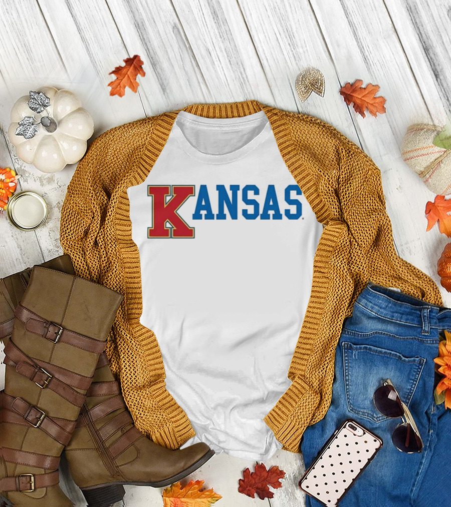 Kansas Jayhawks NCAA College Basketball KANSAS T-Shirt