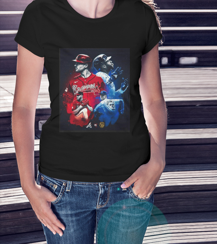 Braves Vs Brewers Showdown Chris Sale Jacob Misiorowski Pitching Duel In Milwaukee T-Shirt