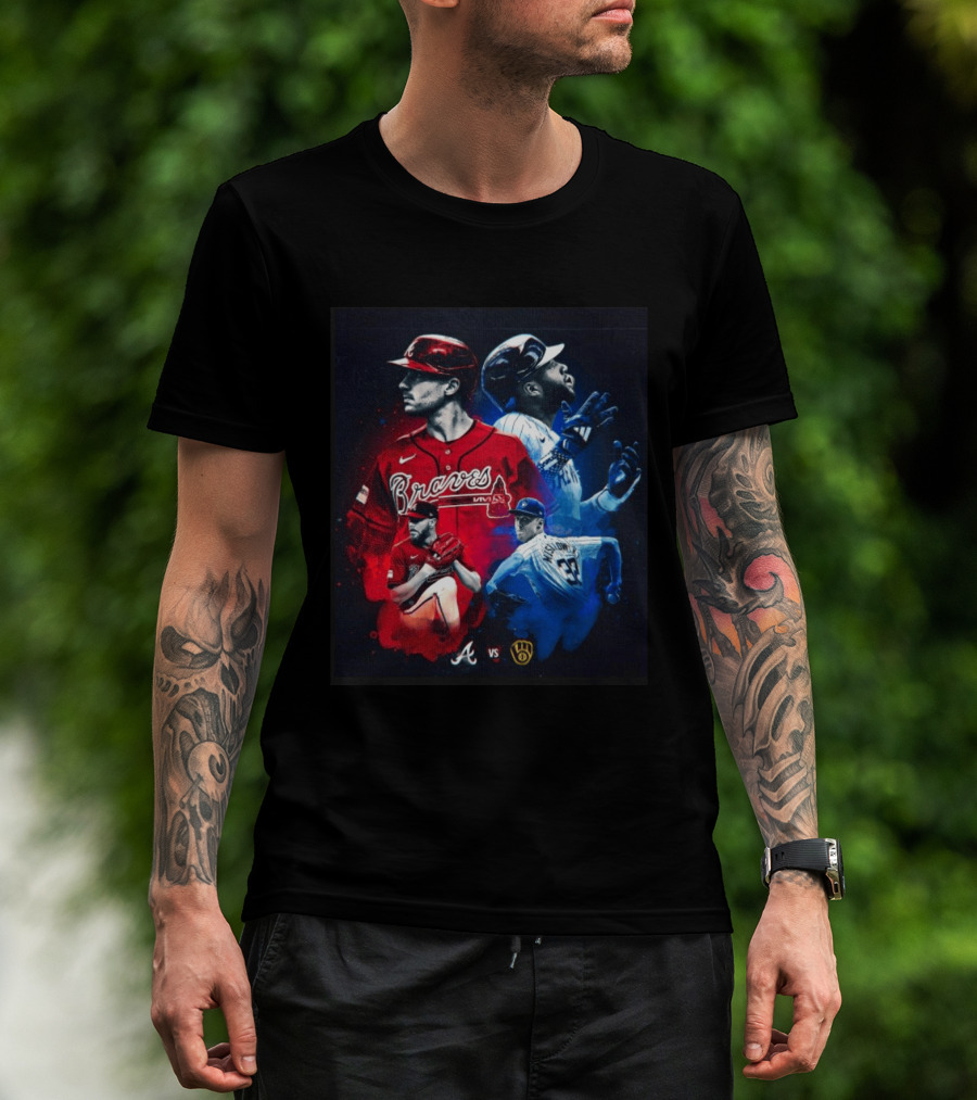 Braves Vs Brewers Showdown Chris Sale Jacob Misiorowski Pitching Duel In Milwaukee T-Shirt
