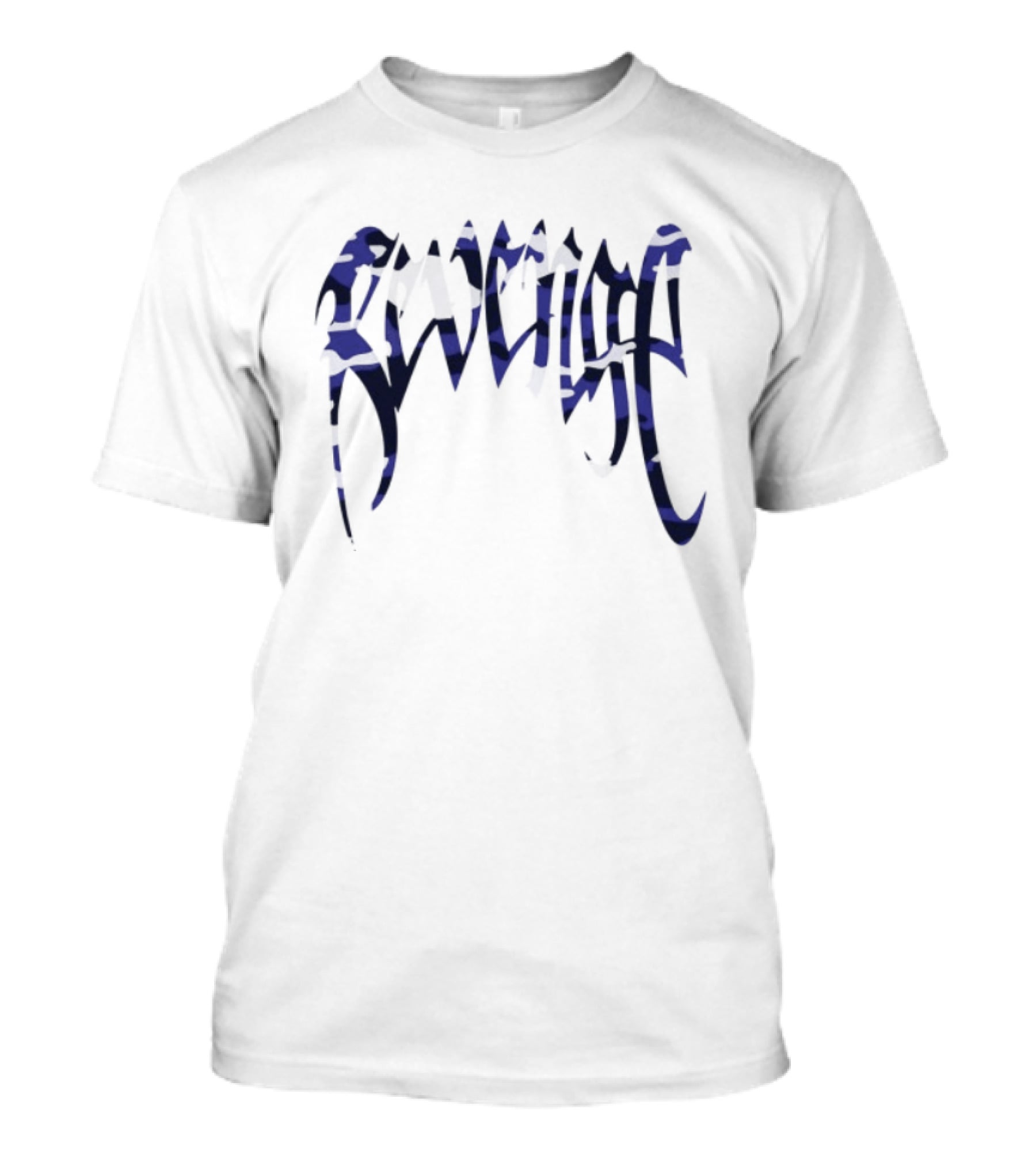 Revenge Store Arch Blue Camo T-Shirt