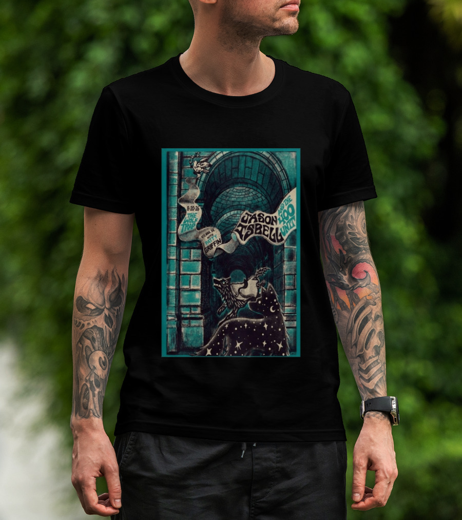 Jason Isbell And The 400 Unit The Wolf Trap Vienna VA Aug 20 2026 Featuring Patty Griffin T-Shirt
