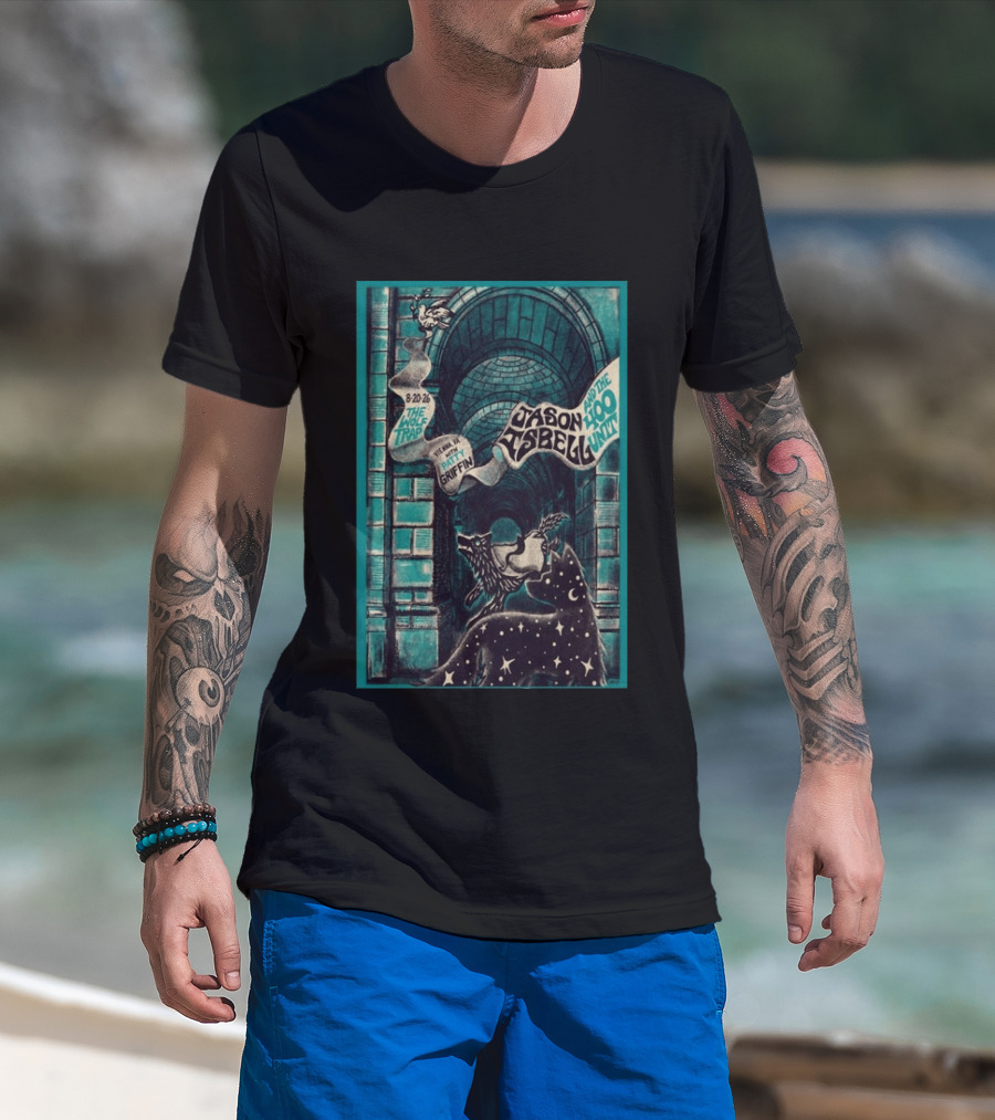 Jason Isbell And The 400 Unit The Wolf Trap Vienna VA Aug 20 2026 Featuring Patty Griffin T-Shirt